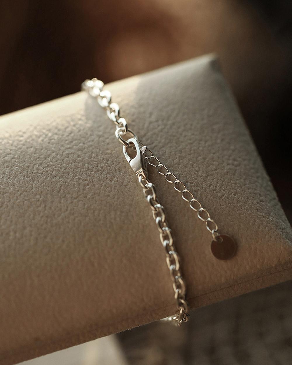 Original Hakuna Matata Heart Bracelet – 999 Fine Silver Engraved Chain, Custom DIY Keepsake Gift — Handmade in 999 fine silver with an engraved photo 7