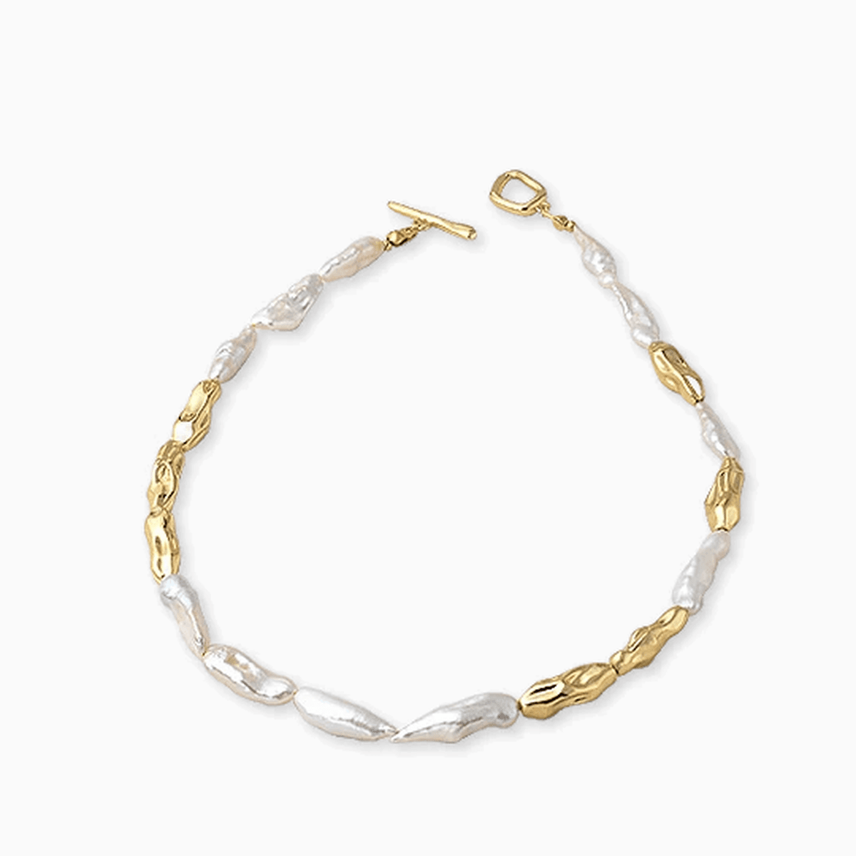 Irregular Baroque Freshwater Pearl Necklace