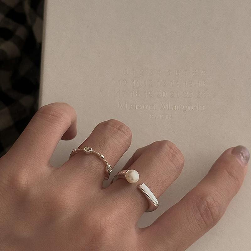 Handmade Sterling Silver Ring Collection – S925/S990 Silver with Pearls & Natural Stones, Open & Adj — A curated collection of handmade S925/S990 sterling silve
