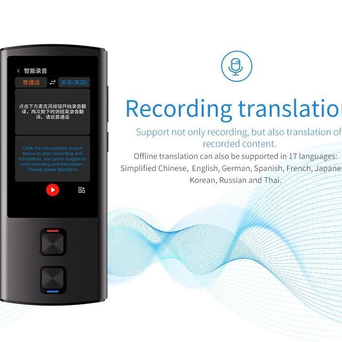 T17 Smart AI Voice Translator — Language Translator Device, 138 Languages Intelligent Foreign Language photo 3