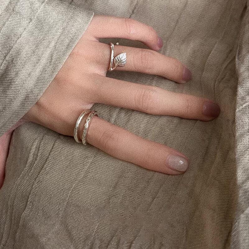 Handmade Silver Ring Collection – Pearl Rings, Open & Closed Designs — Original Handmade Silver Ring Collection – 925/999 Sterling photo 4