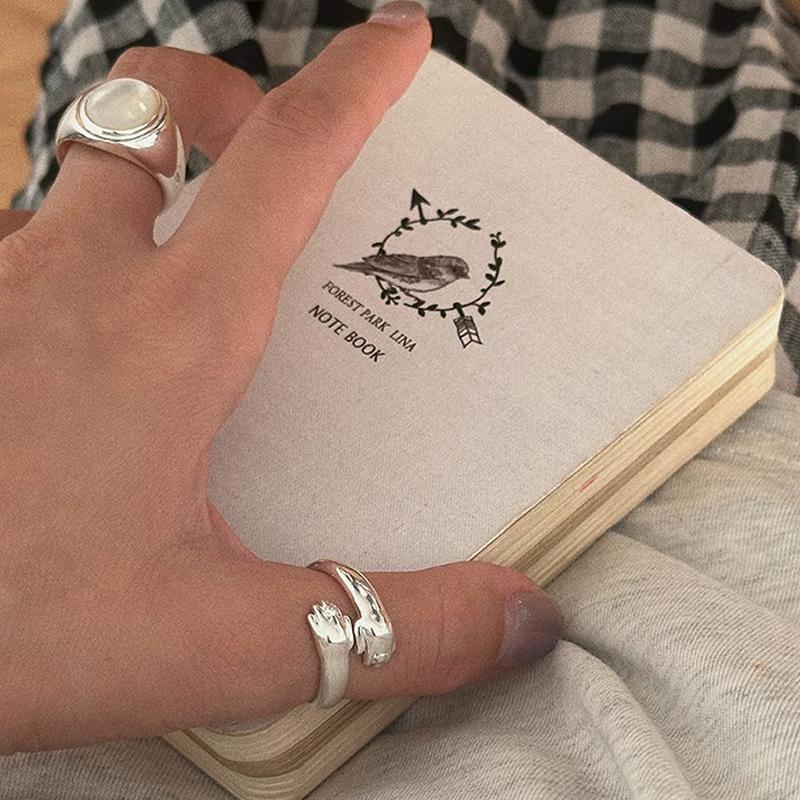 Handmade Sterling Silver Ring Collection – S925/S990 Silver with Pearls & Natural Stones, Open & Adj — A curated collection of handmade S925/S990 sterling silve