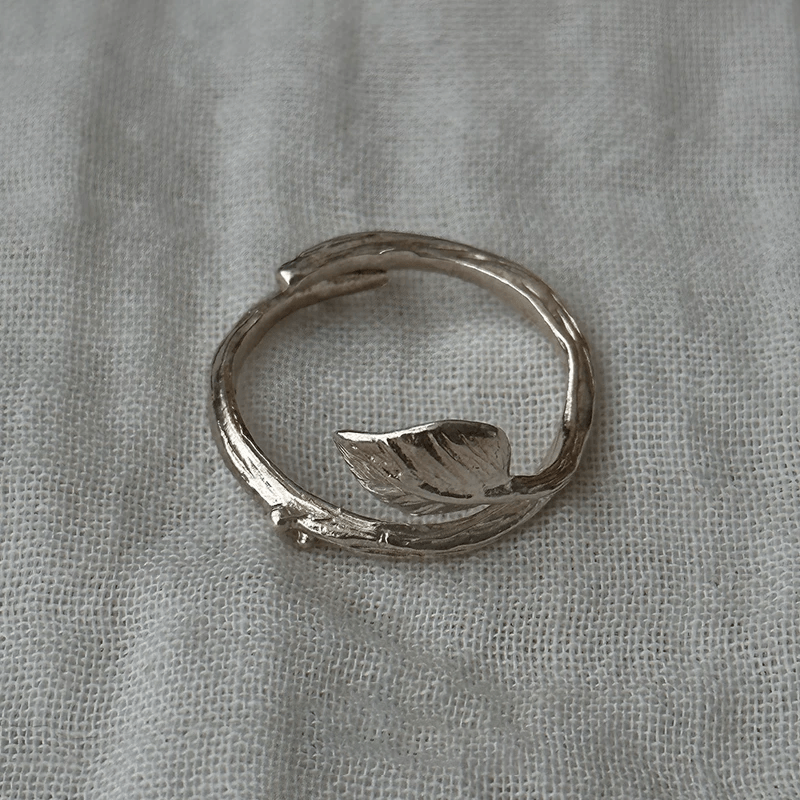 Handmade Silver Ring Collection – Pearl Rings, Open & Closed Designs — Original Handmade Silver Ring Collection – 925/999 Sterling detail view 21