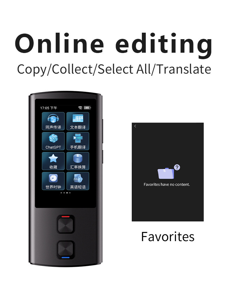 T17 Smart AI Voice Translator — Language Translator Device, 138 Languages Intelligent Foreign Language detail view 14