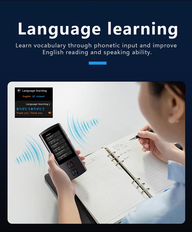 T17 Smart AI Voice Translator — Language Translator Device, 138 Languages Intelligent Foreign Language detail view 11