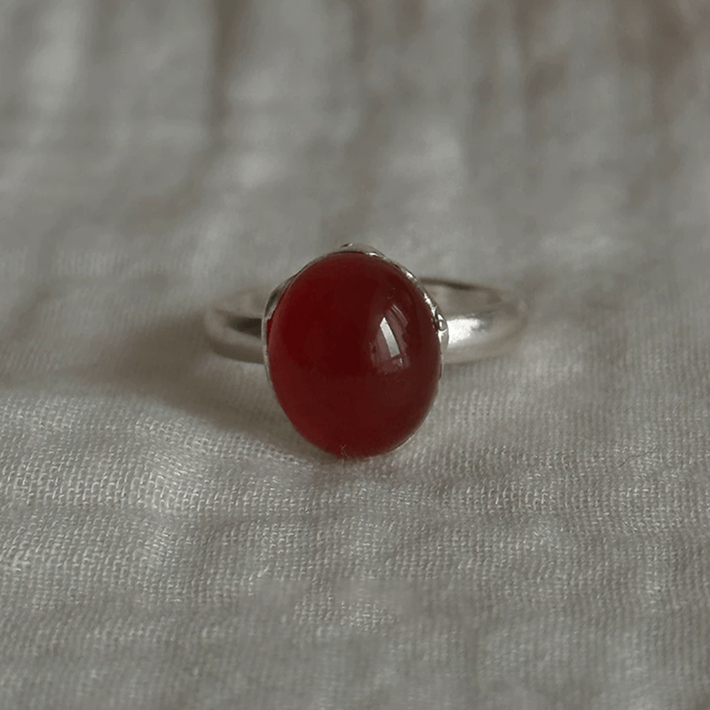 Handmade Silver Ring Collection – Pearl Rings, Open & Closed Designs — Original Handmade Silver Ring Collection – 925/999 Sterling detail view 1