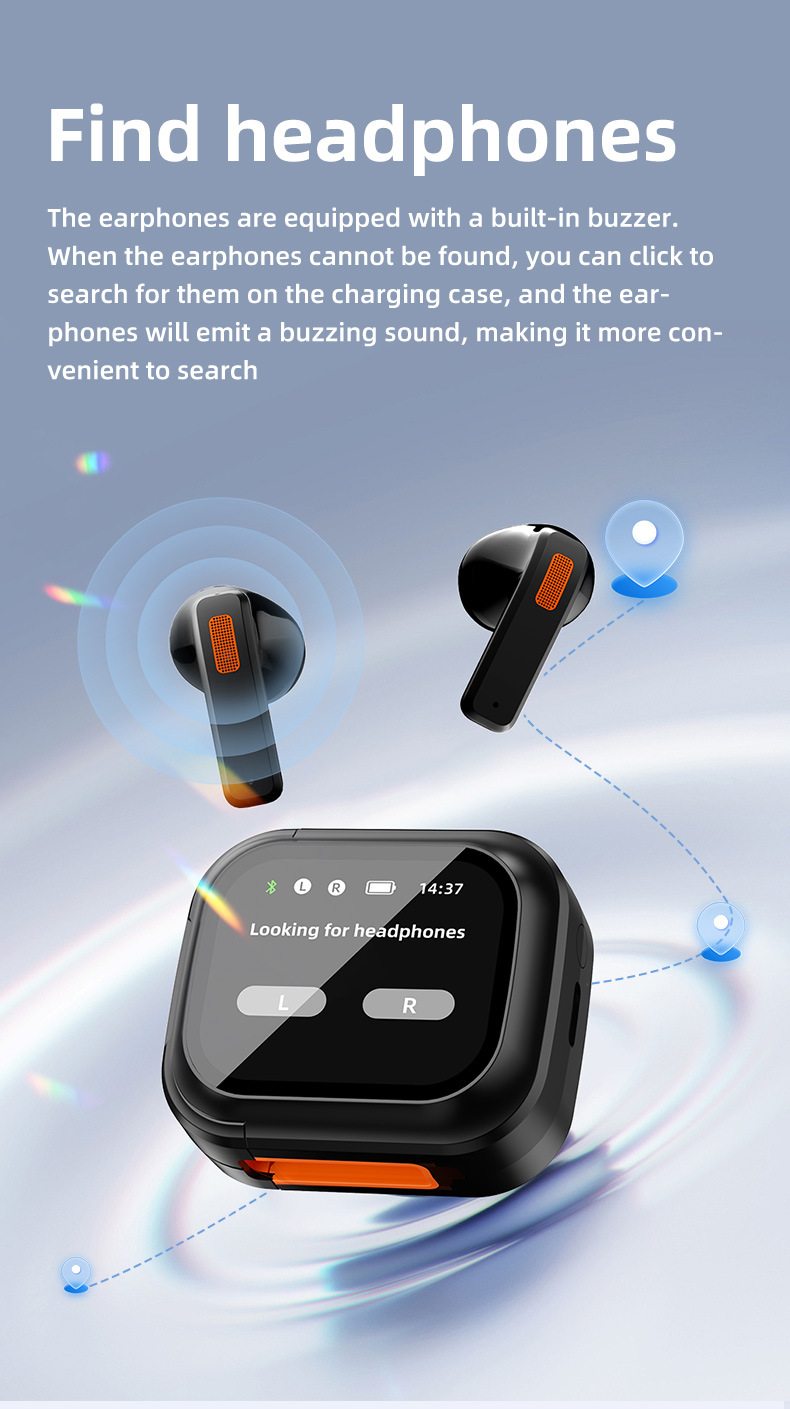 K10 AI Translation Earbuds — K10 AI Translation Earbuds with Touchscreen, Real-Time Language detail view 11