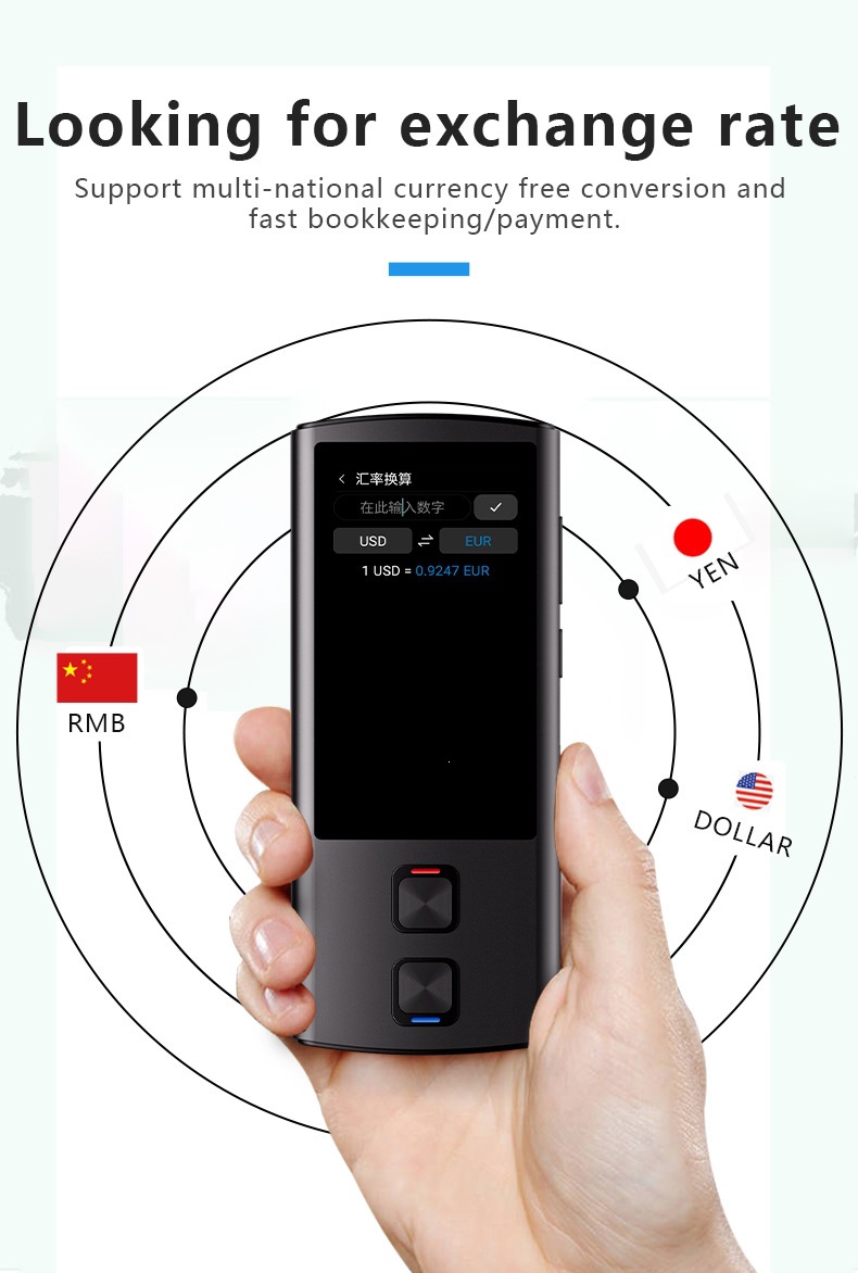 T17 Smart AI Voice Translator — Language Translator Device, 138 Languages Intelligent Foreign Language detail view 10