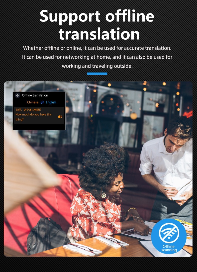 T17 Smart AI Voice Translator — Language Translator Device, 138 Languages Intelligent Foreign Language detail view 7