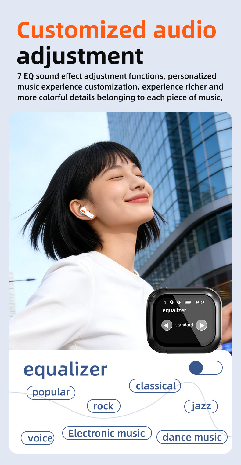 K10 AI Translation Earbuds — K10 AI Translation Earbuds with Touchscreen, Real-Time Language detail view 13