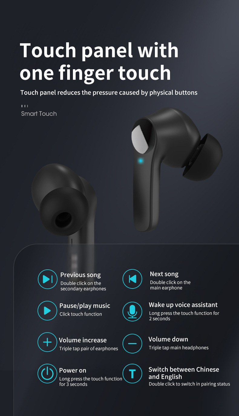B11 Smart Voice Translation Earbuds — B11 Smart Translator Earbuds – 144 Languages, Real-Time detail view 10