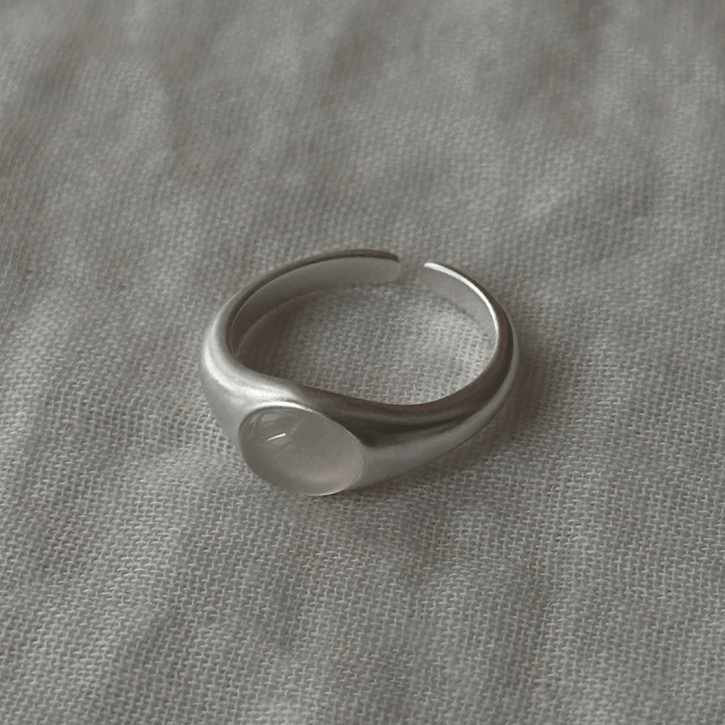 Handmade Silver Ring Collection – Pearl Rings, Open & Closed Designs — Original Handmade Silver Ring Collection – 925/999 Sterling detail view 8